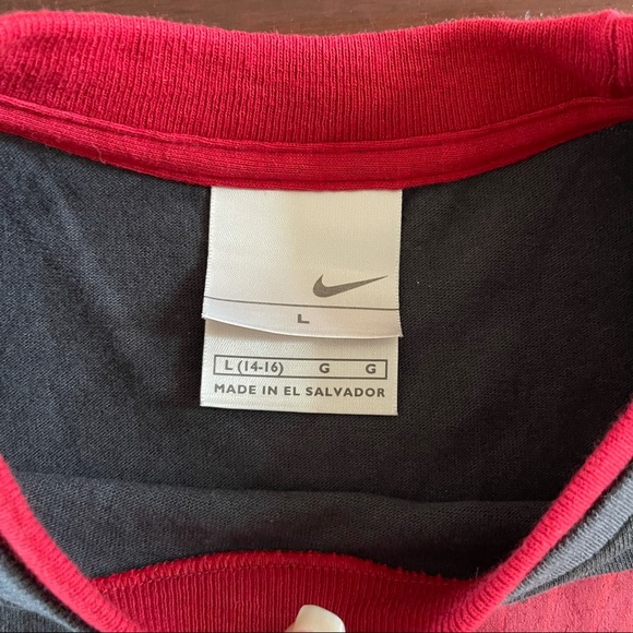 NIKE Long Sleeve Football Logo "Prepare to be CRUSHED" T-shirt Size LARGE - Picture 8 of 8